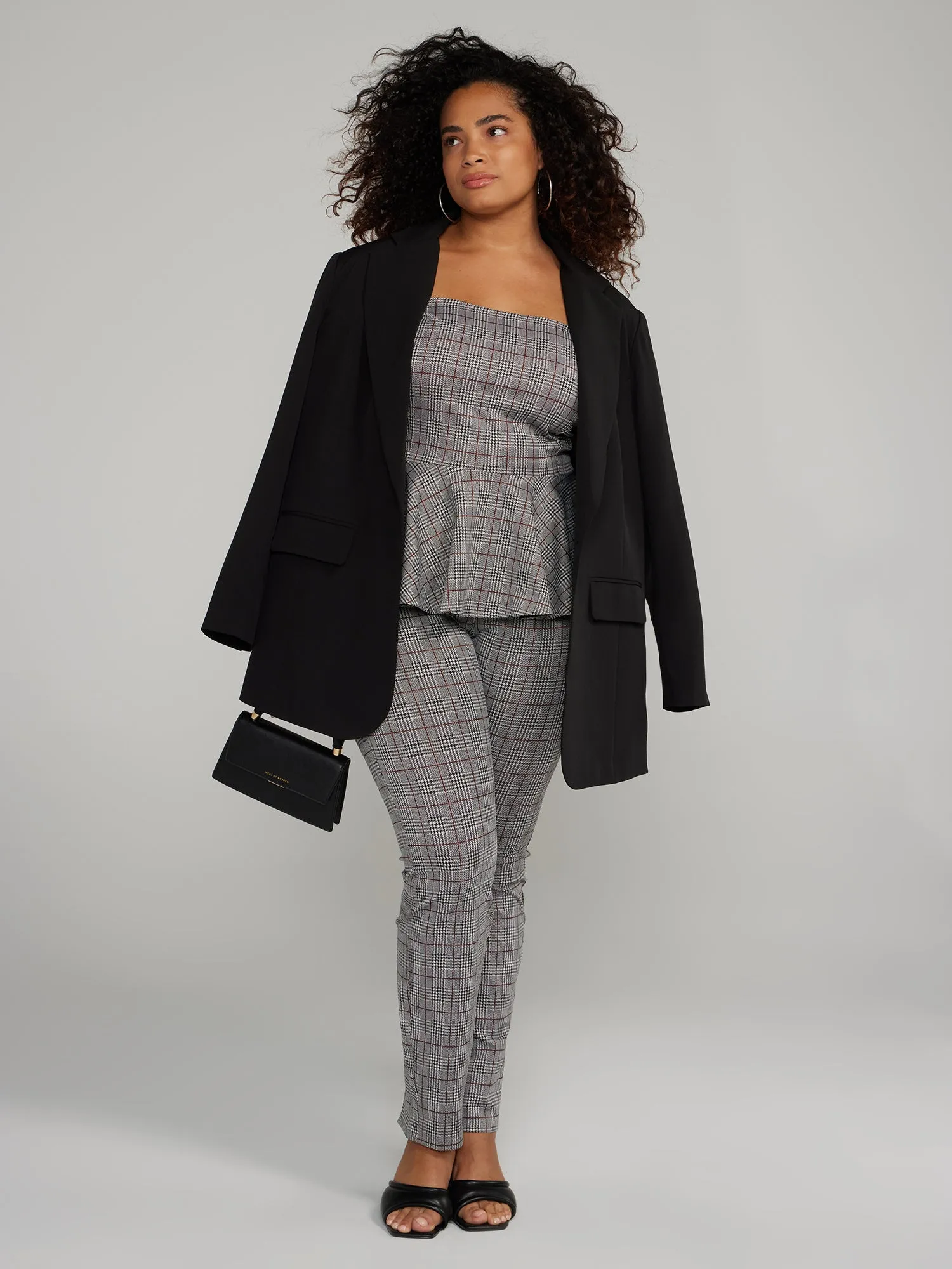 Slim Fit Plaid Pants