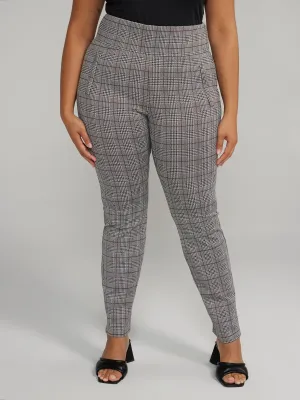 Slim Fit Plaid Pants
