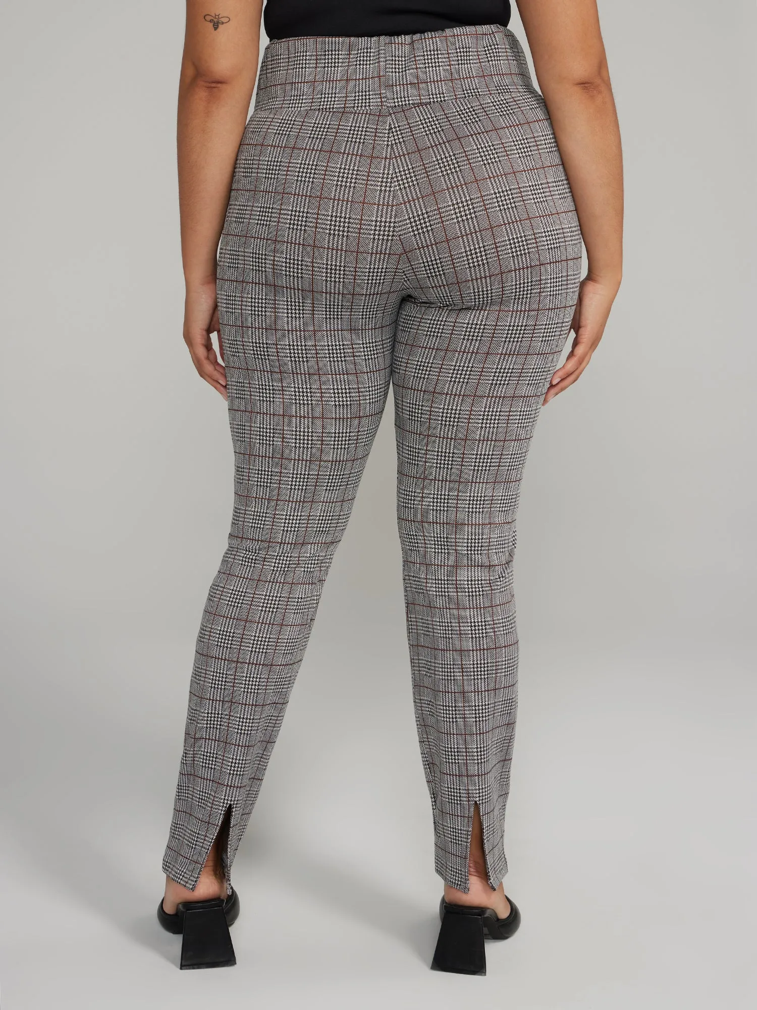 Slim Fit Plaid Pants