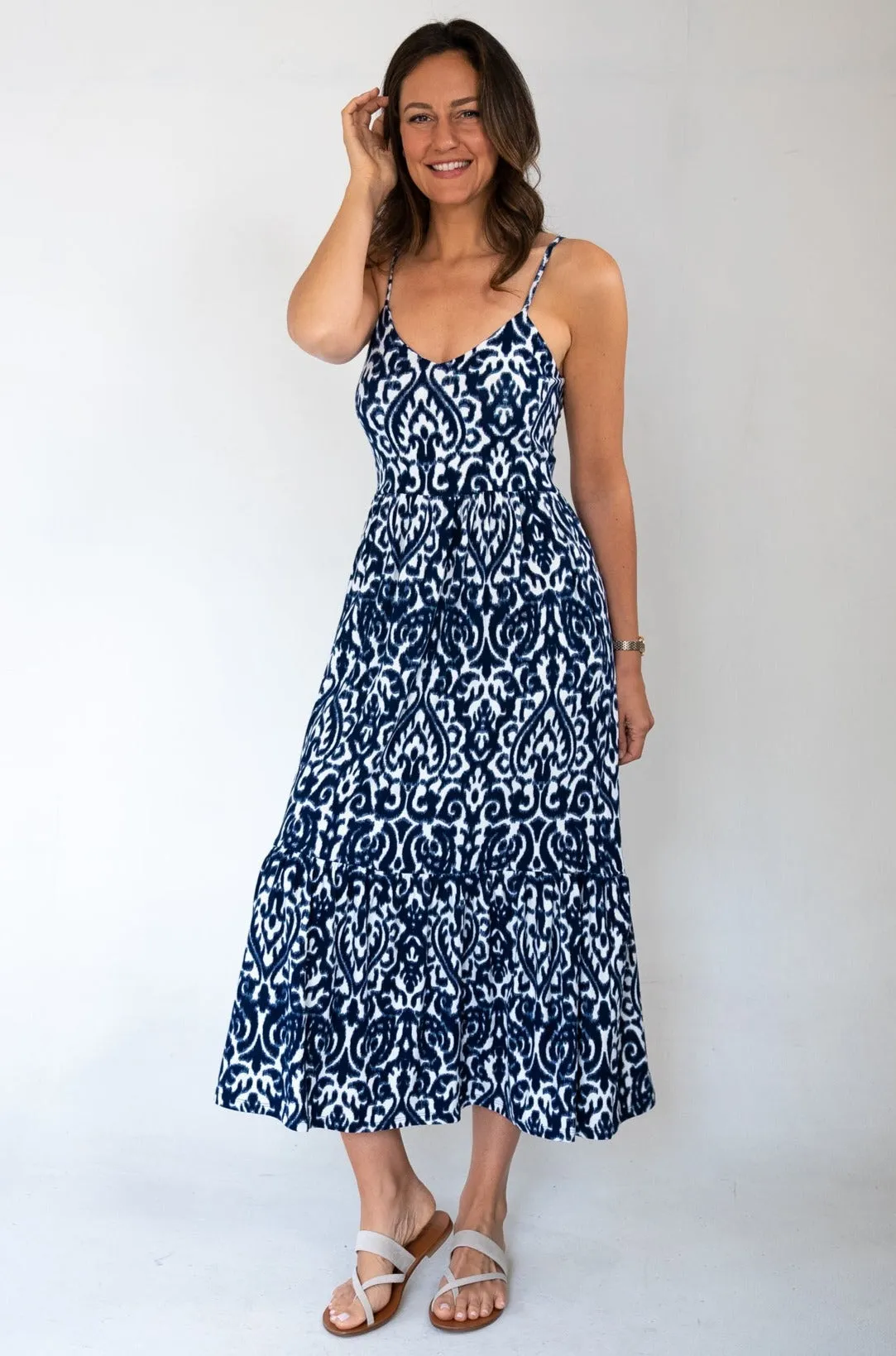 Sofia Printed Tier Dress