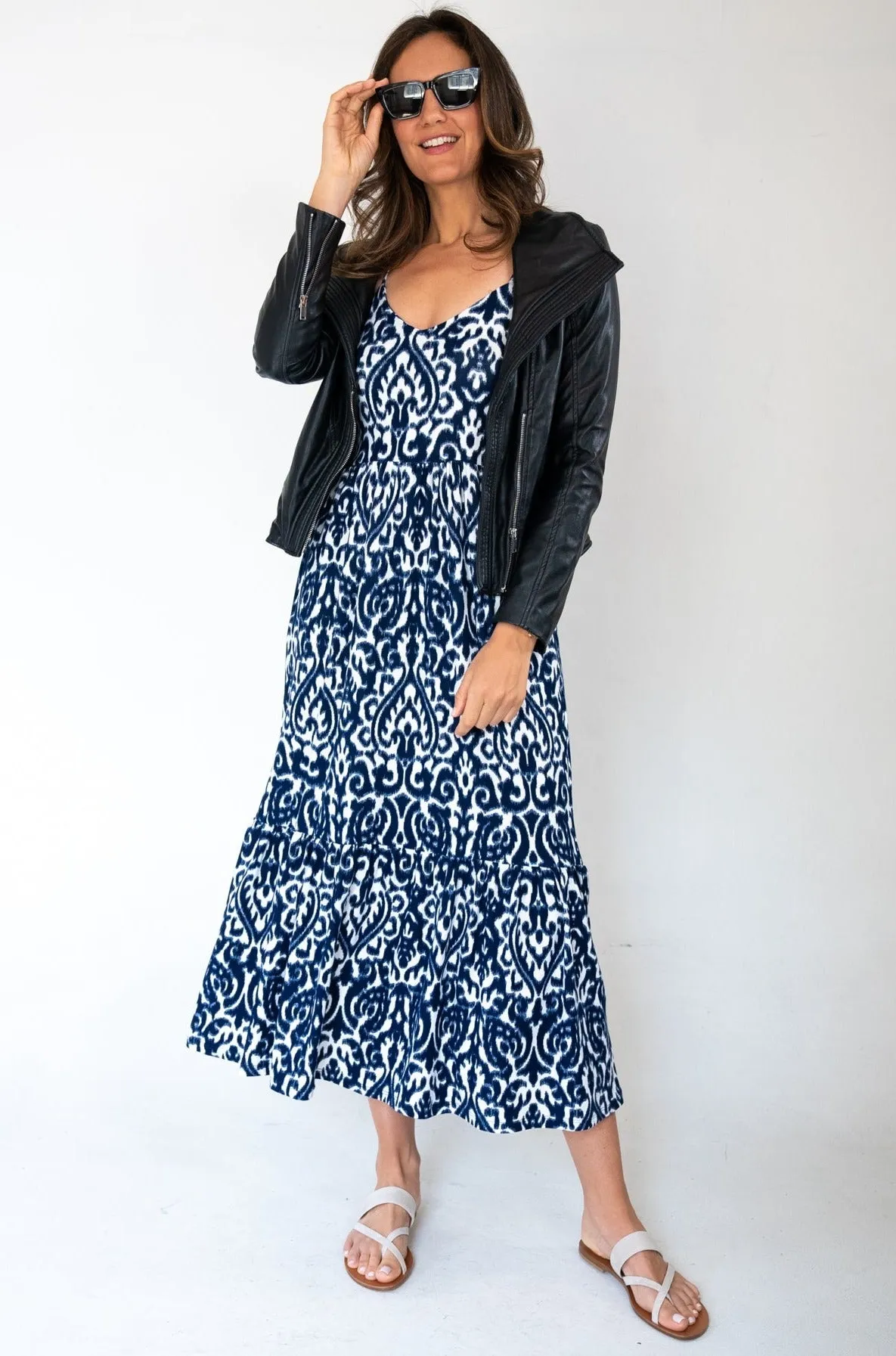 Sofia Printed Tier Dress