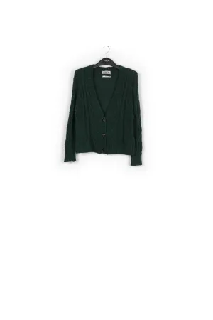 Soft cable cardigan