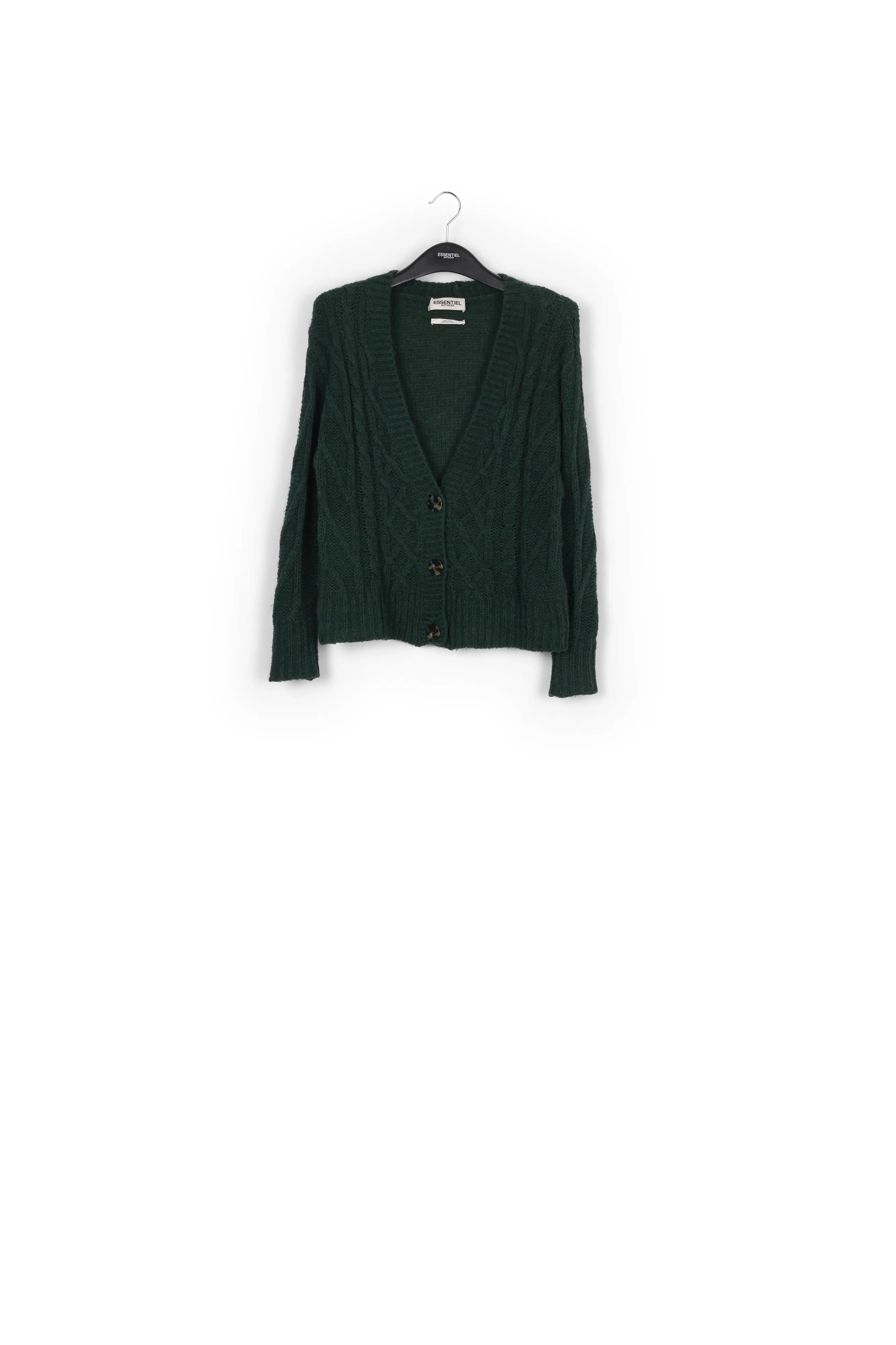 Soft cable cardigan