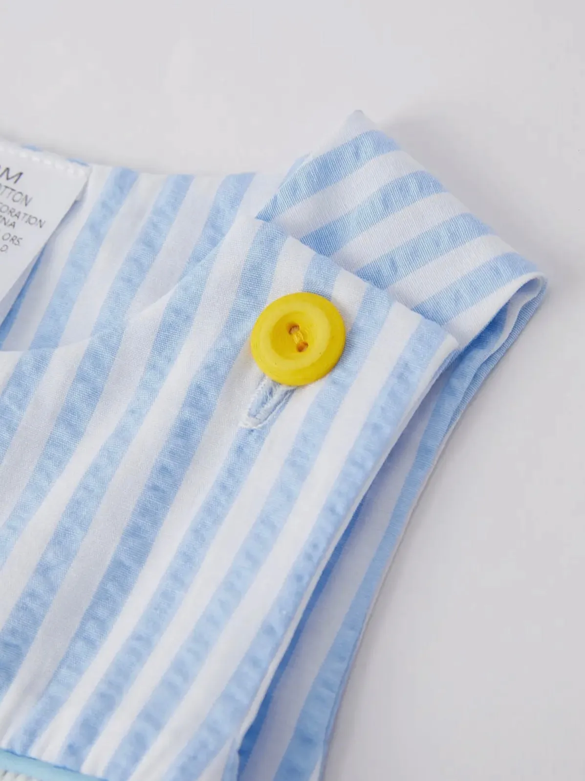 Spring Chicks Boys Romper: Yellow Mix