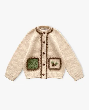 Spruce cardigan with poсkets | Wheat