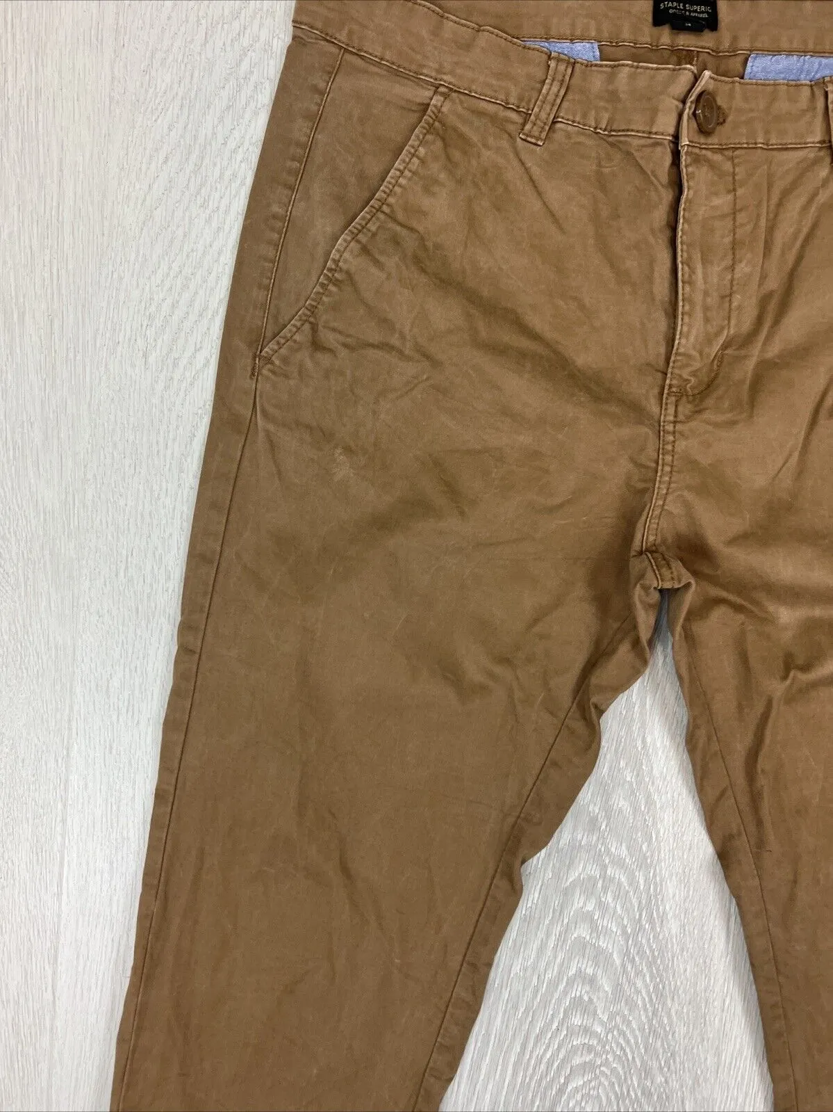 Staple Superior Men’s Chinos Size 34 (2 x Pairs)