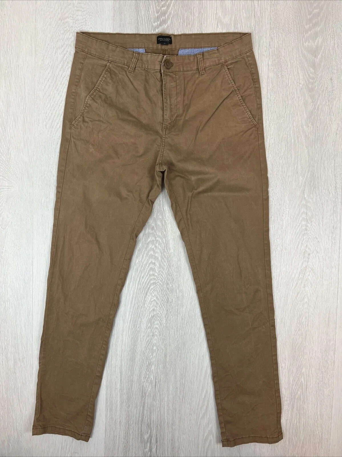 Staple Superior Men’s Chinos Size 34 (2 x Pairs)