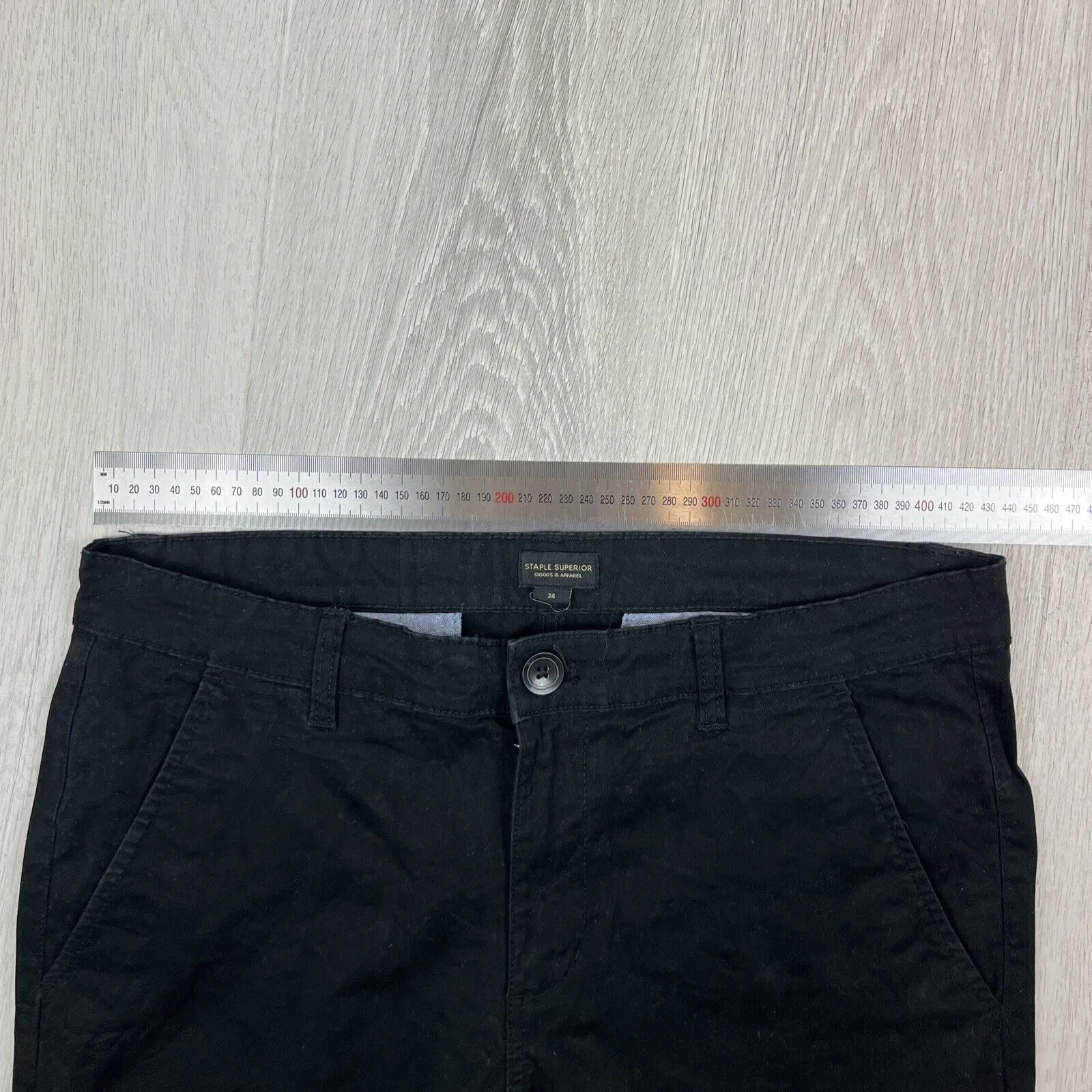 Staple Superior Men’s Chinos Size 34 (2 x Pairs)