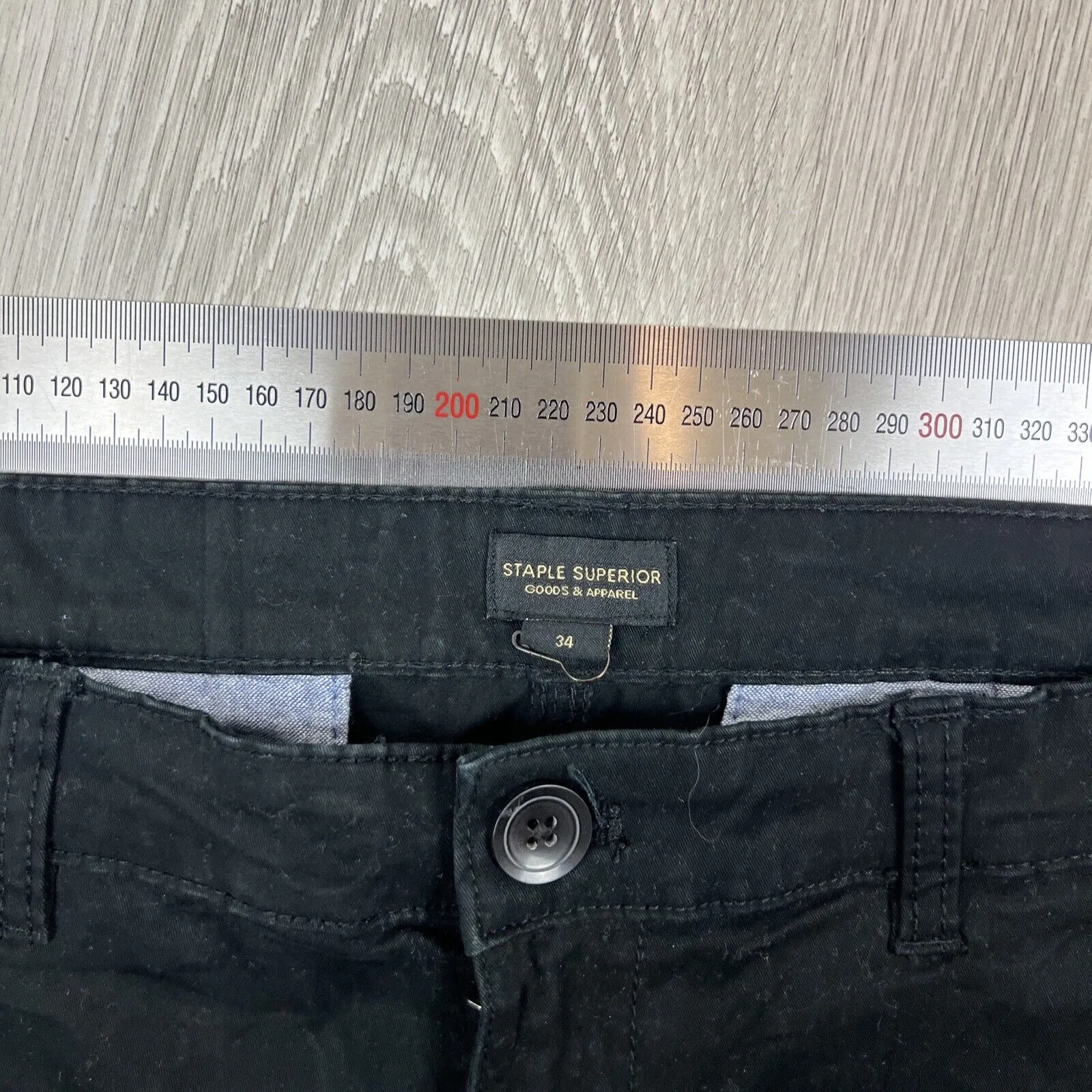 Staple Superior Men’s Chinos Size 34 (2 x Pairs)