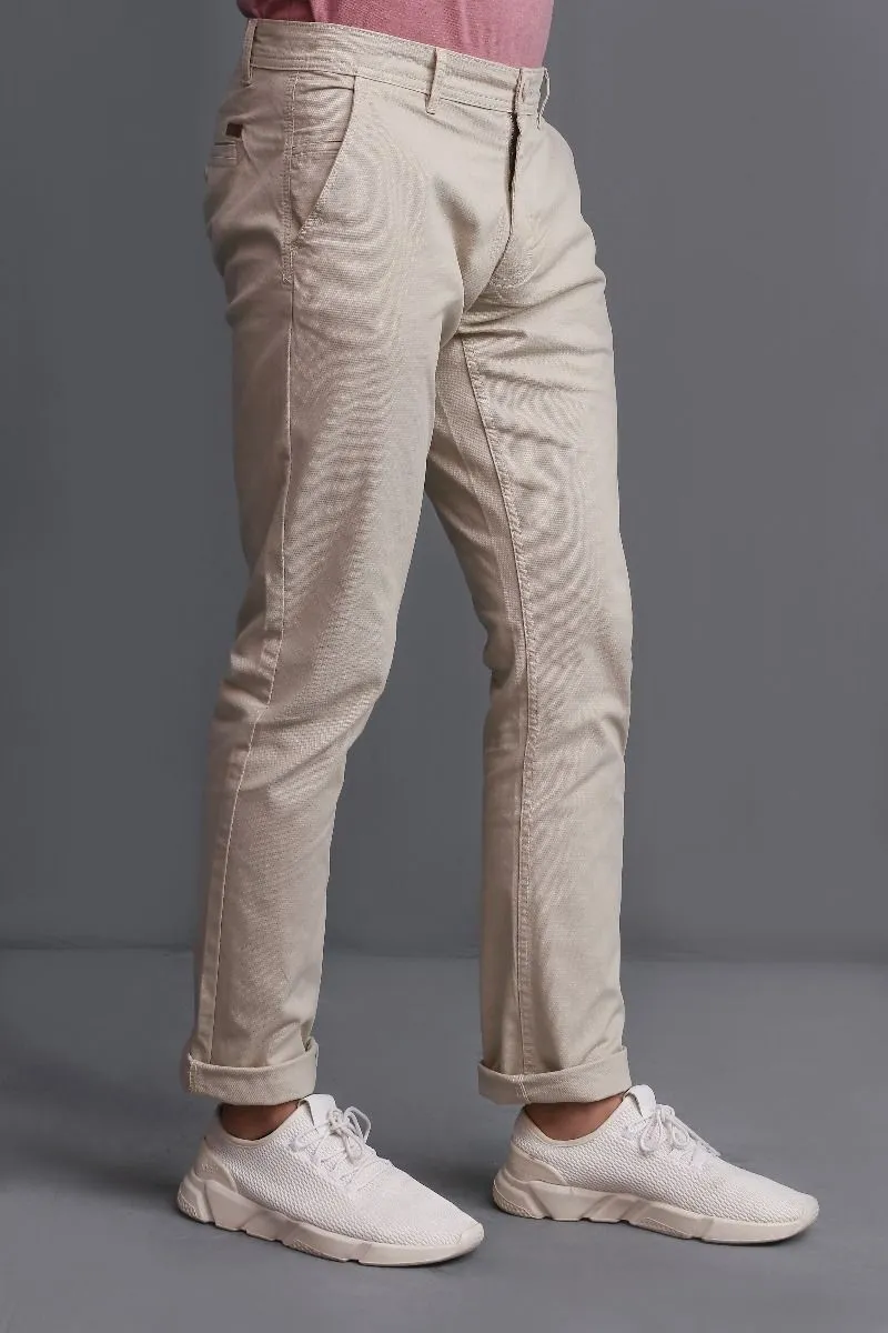 STONE COTTON CHINOS