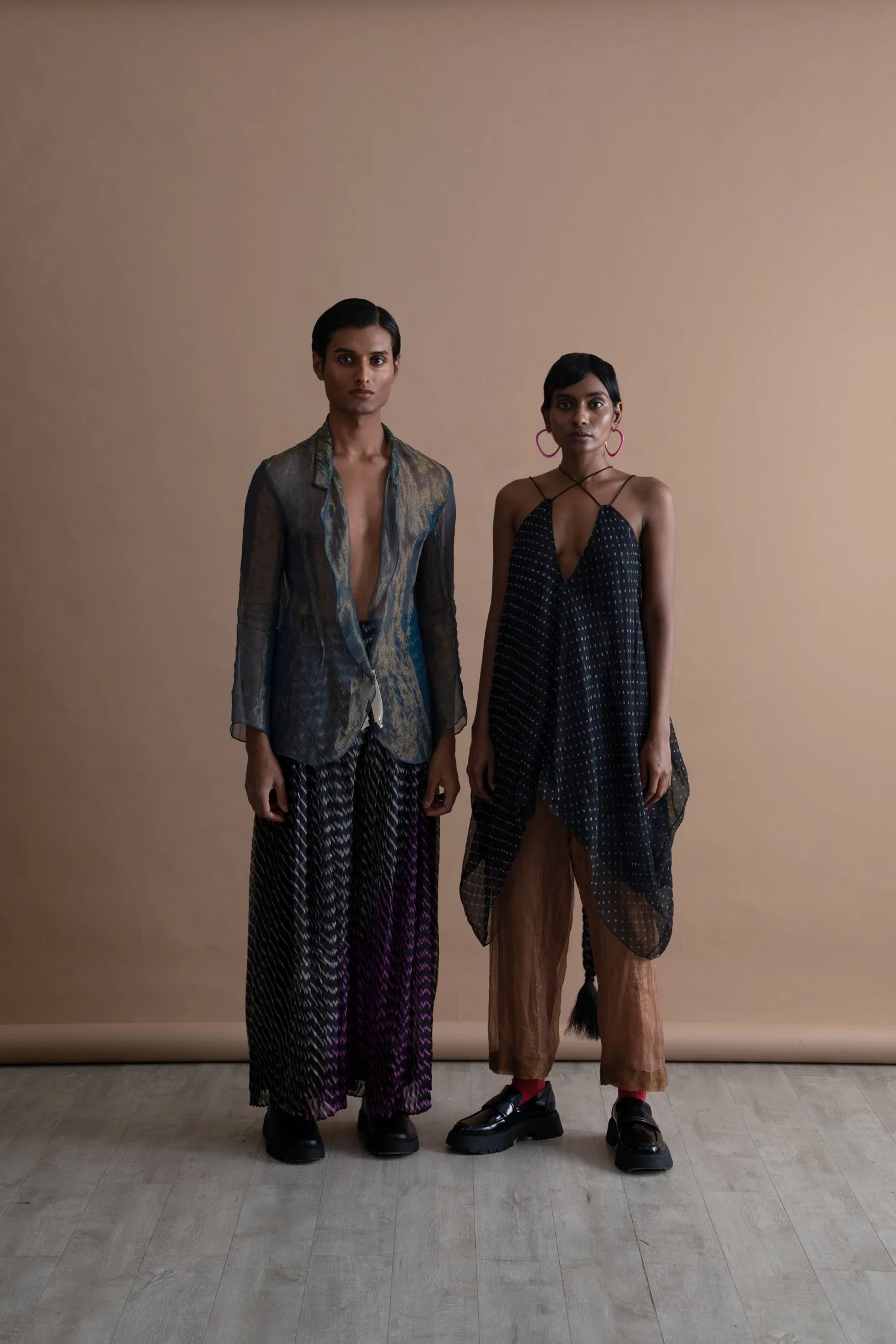 Summer Pants Echo Kota Silk Fashion Edit Kai-19A Urvashi Kaur
