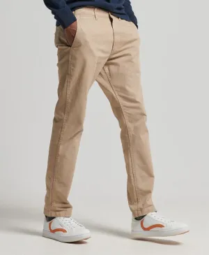 SUPERDRY Officers Slim Chino - Stone Wash