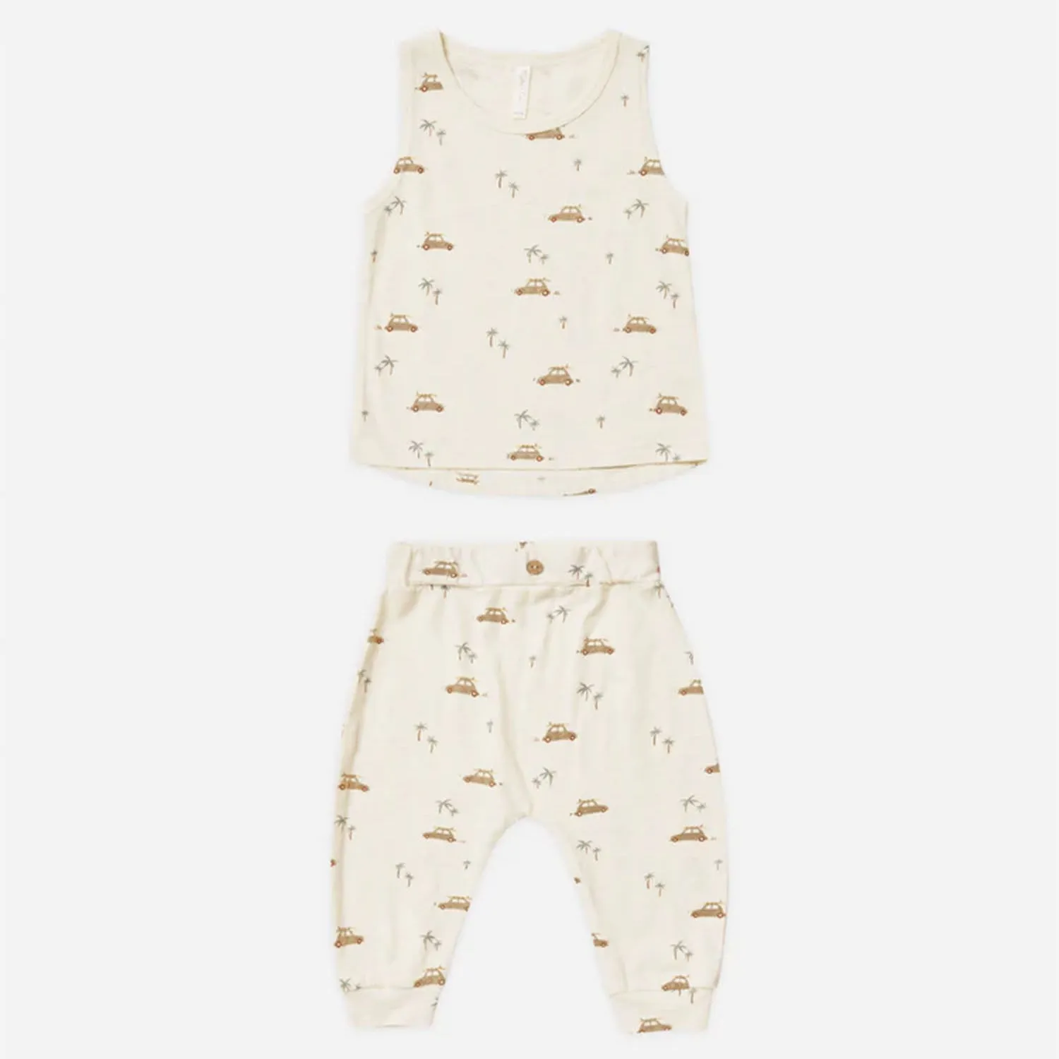 Tank & Slouch Pant Set in Ivory
