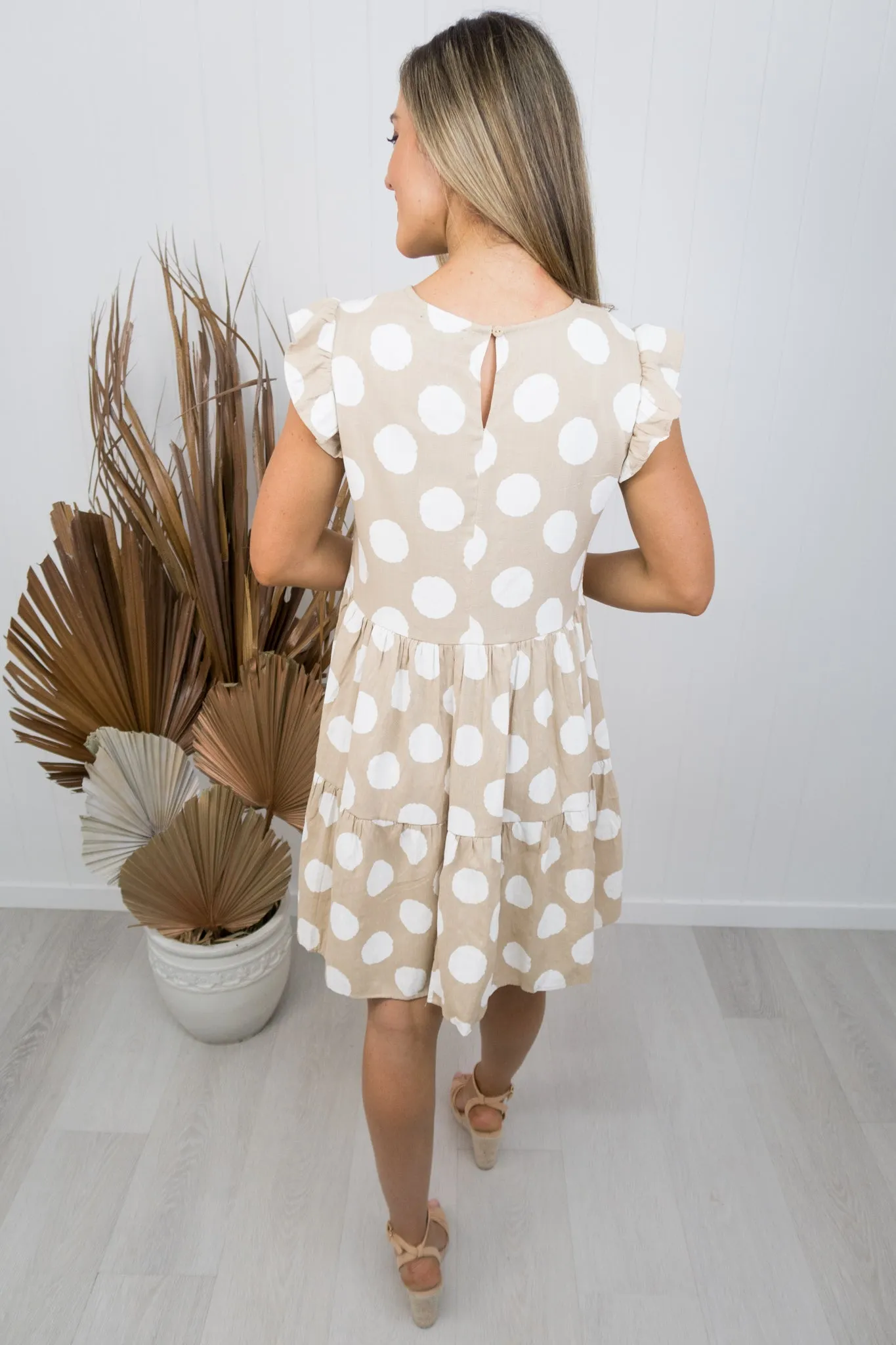Taylor Dress -Beige
