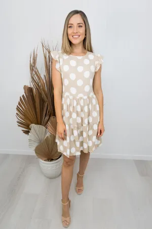 Taylor Dress -Beige