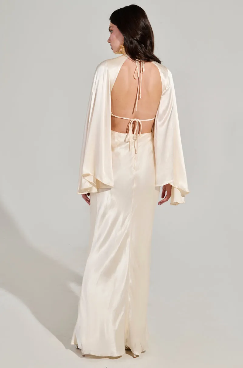 TAYLOR SATIN MAXI DRESS