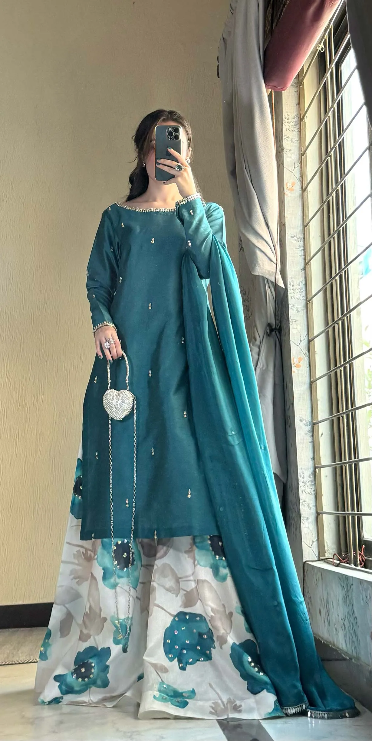 Teal Sapphire - Luxury Pret by Agha Hassan