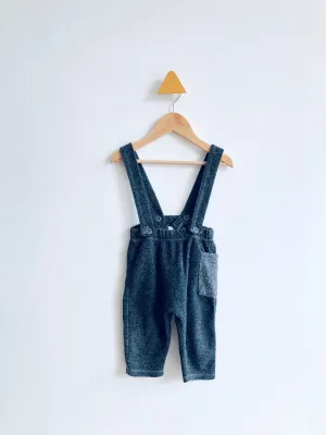 Terry Suspender Pants // 9-12M