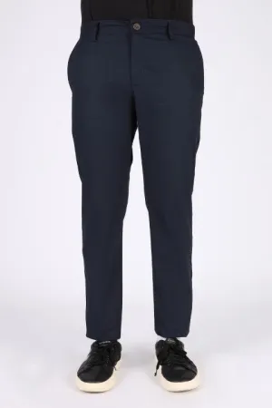 TEXTURED SLIM FIT CHINO PANTS