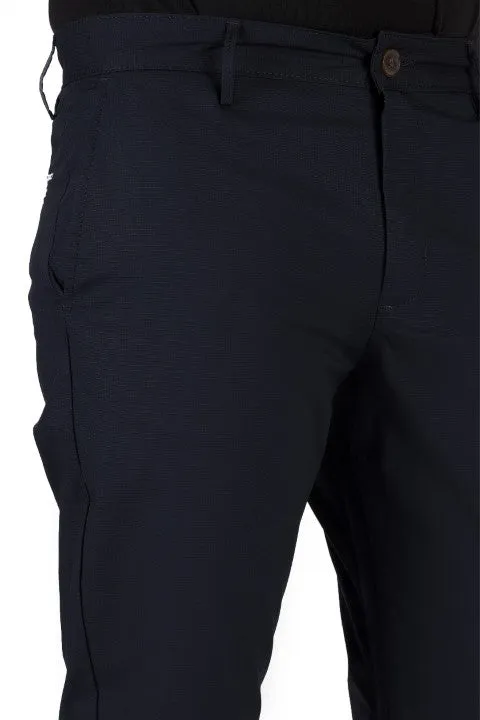 TEXTURED SLIM FIT CHINO PANTS