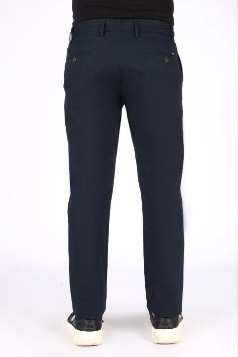 TEXTURED SLIM FIT CHINO PANTS