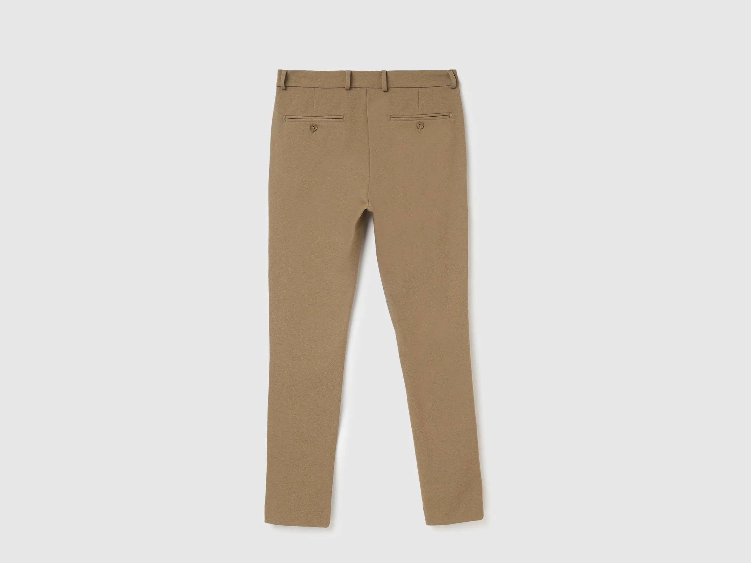 Textured Slim Fit Trousers