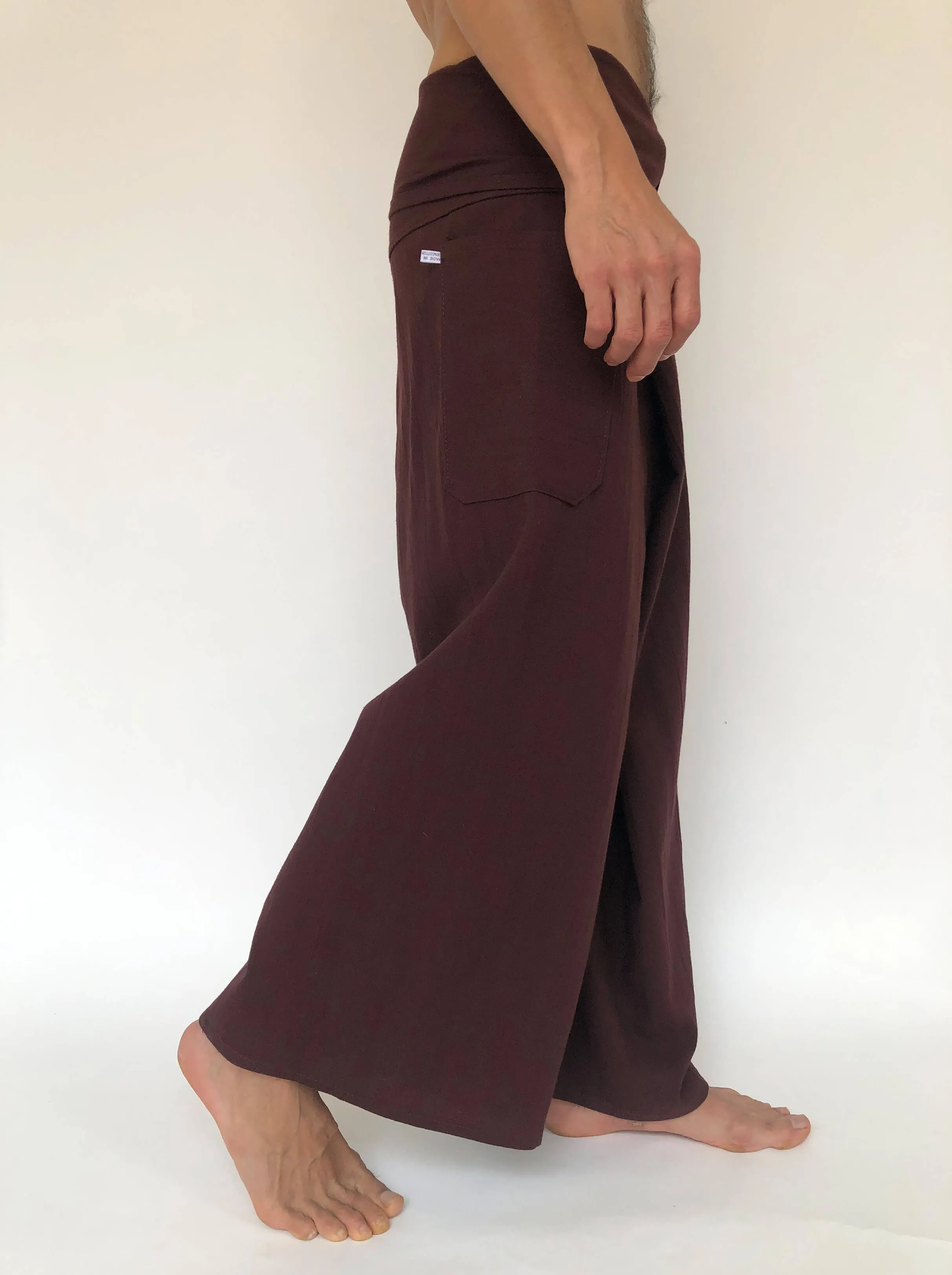 Thai Fisherman Pants Cotton Brown