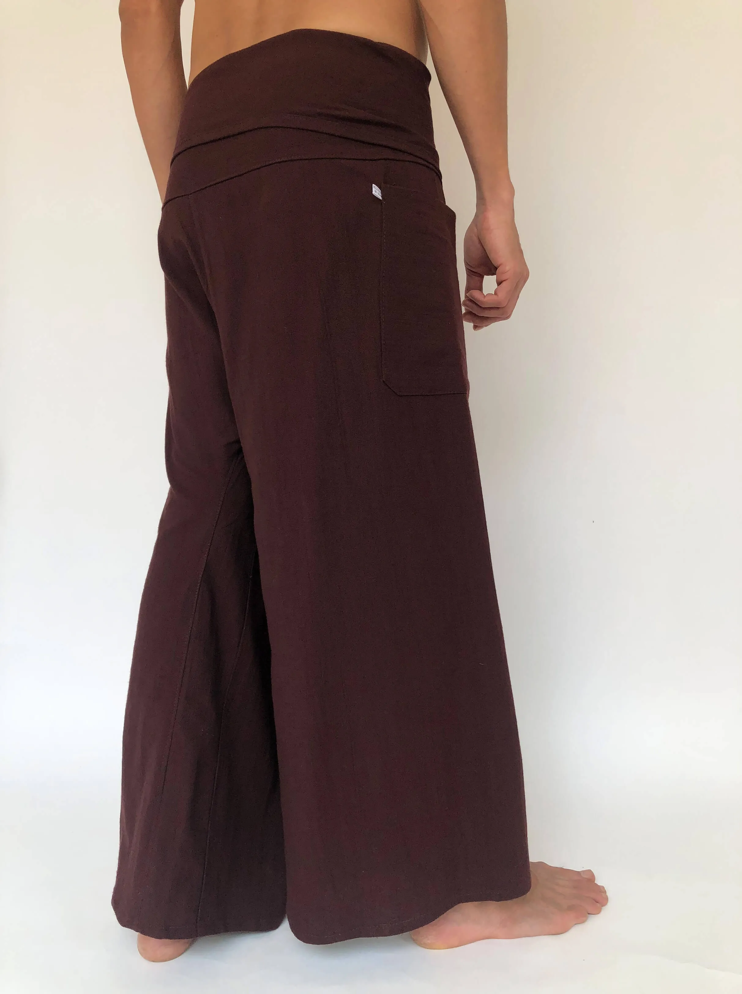 Thai Fisherman Pants Cotton Brown