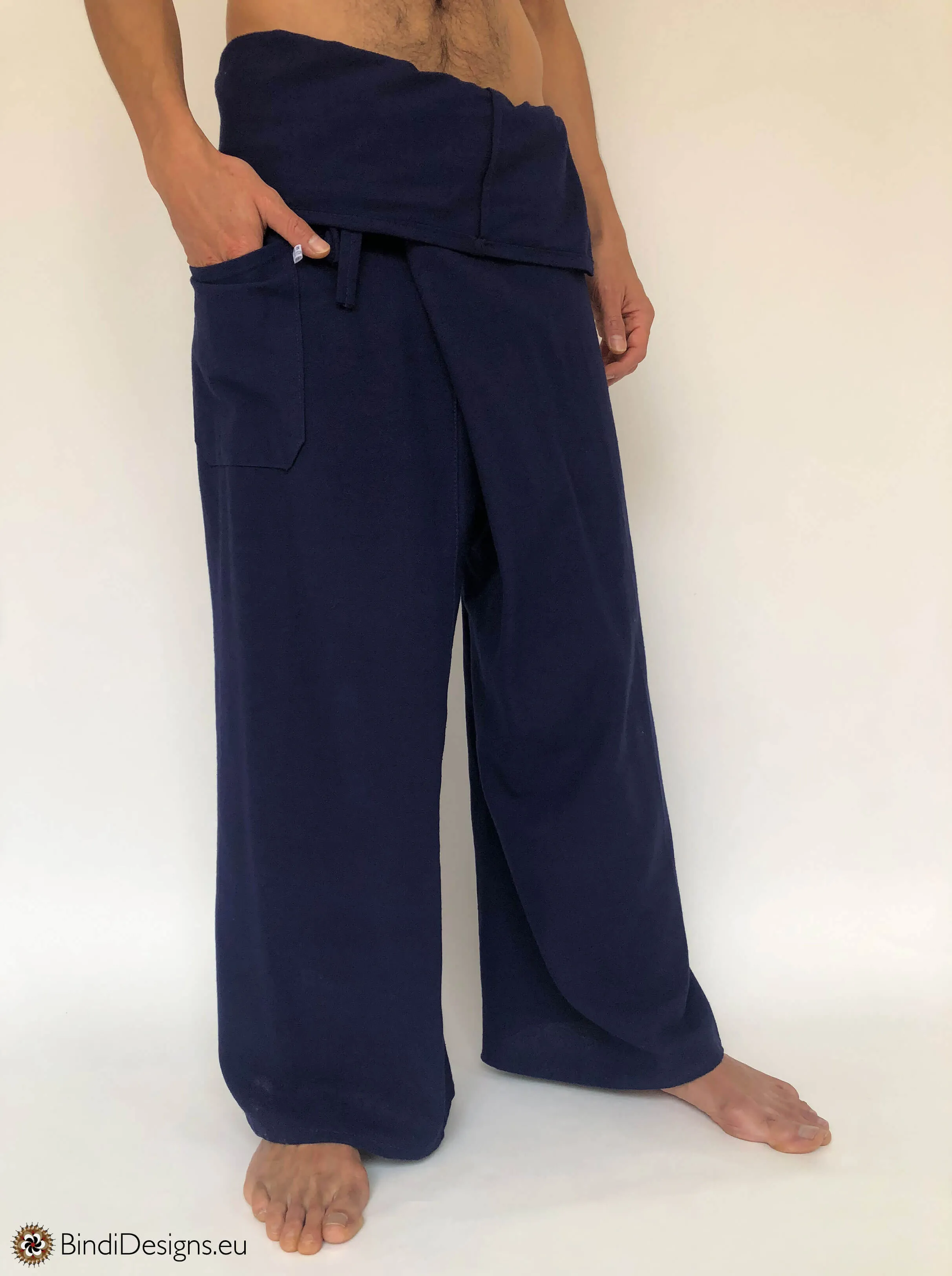 Thai Fisherman Pants Cotton Dark Blue