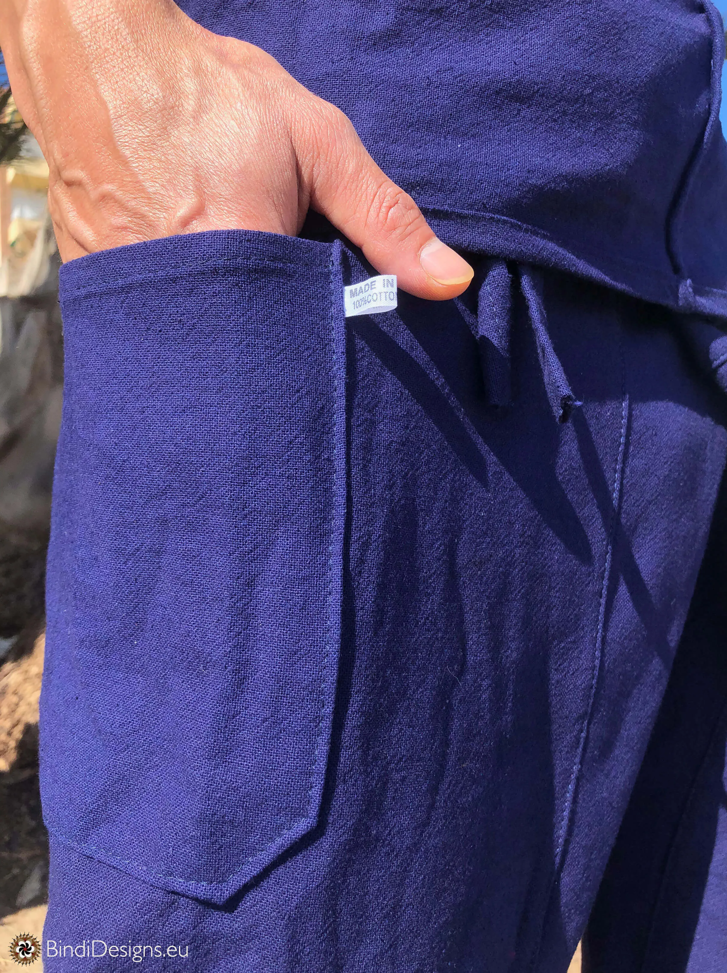 Thai Fisherman Pants Cotton Dark Blue