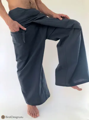 Thai Fisherman Pants Cotton Dark Gray