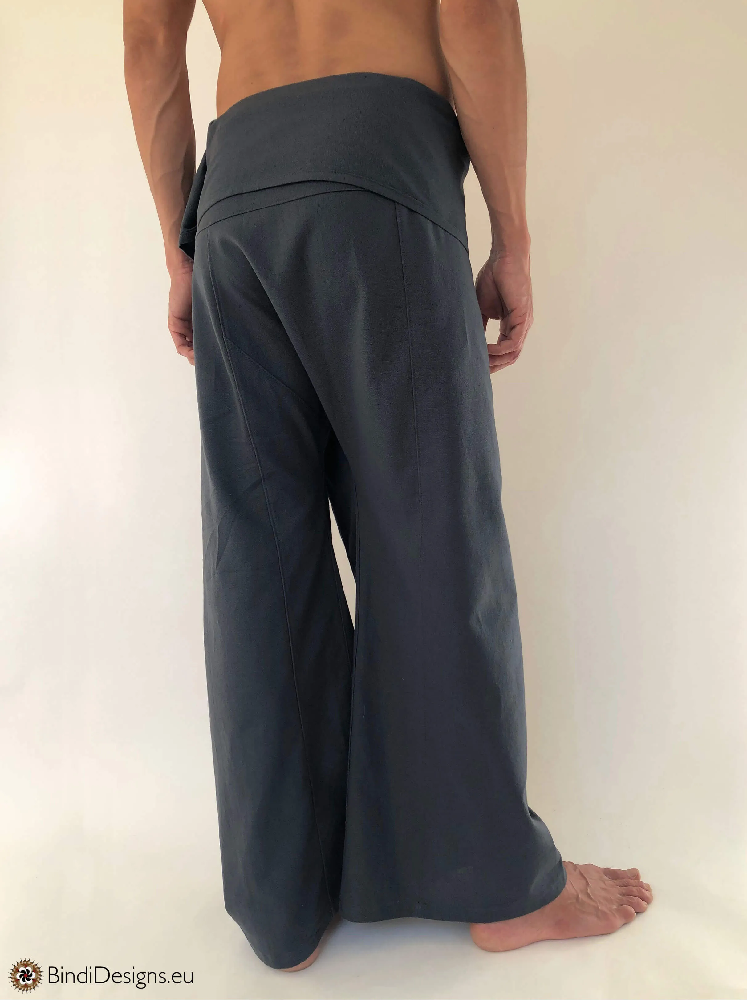 Thai Fisherman Pants Cotton Dark Gray