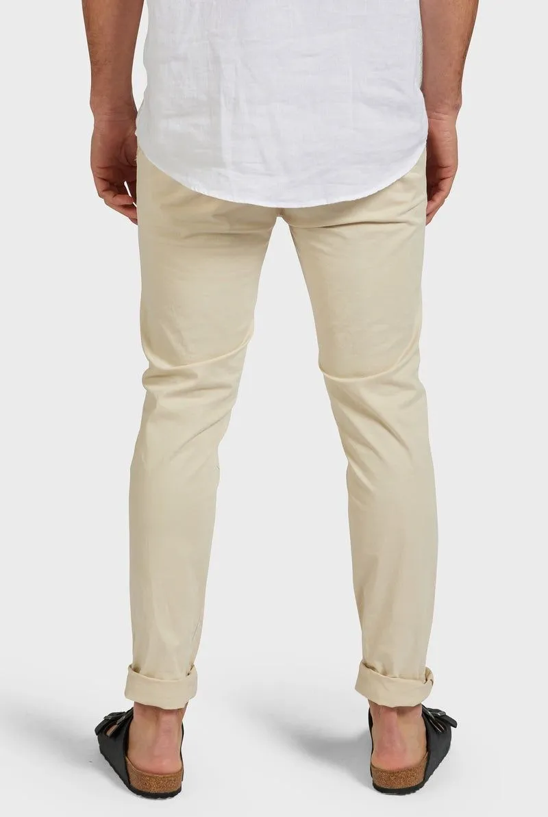 THE ACADEMY BRAND Cooper Slim Chino - Sand