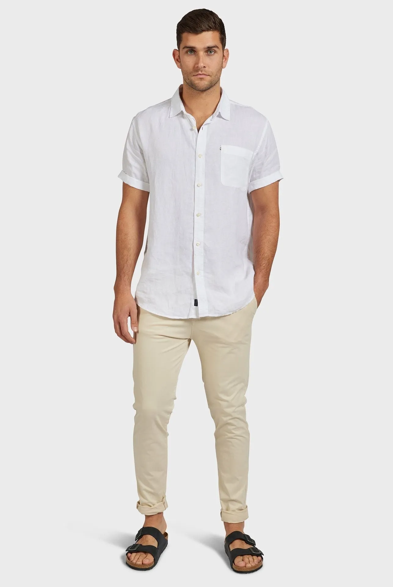 THE ACADEMY BRAND Cooper Slim Chino - Sand