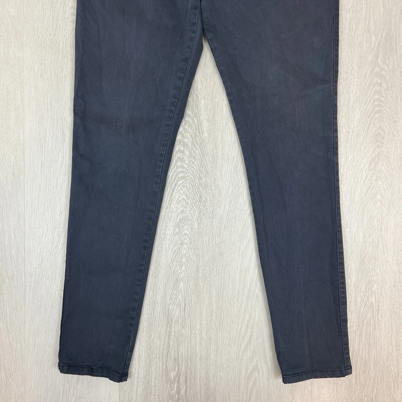 The Academy Brand Mens Navy Blue Slim Fit Chinos Size 32 Approx