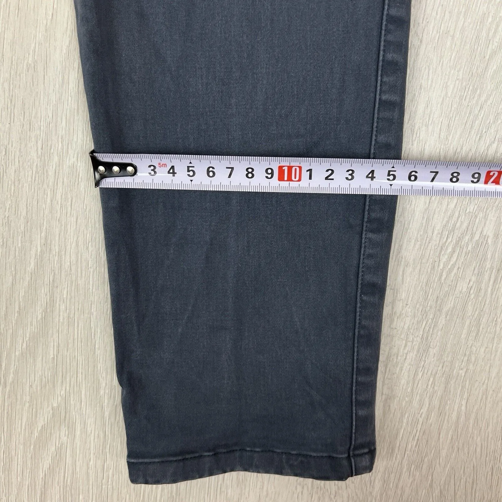 The Academy Brand Mens Navy Blue Slim Fit Chinos Size 32 Approx