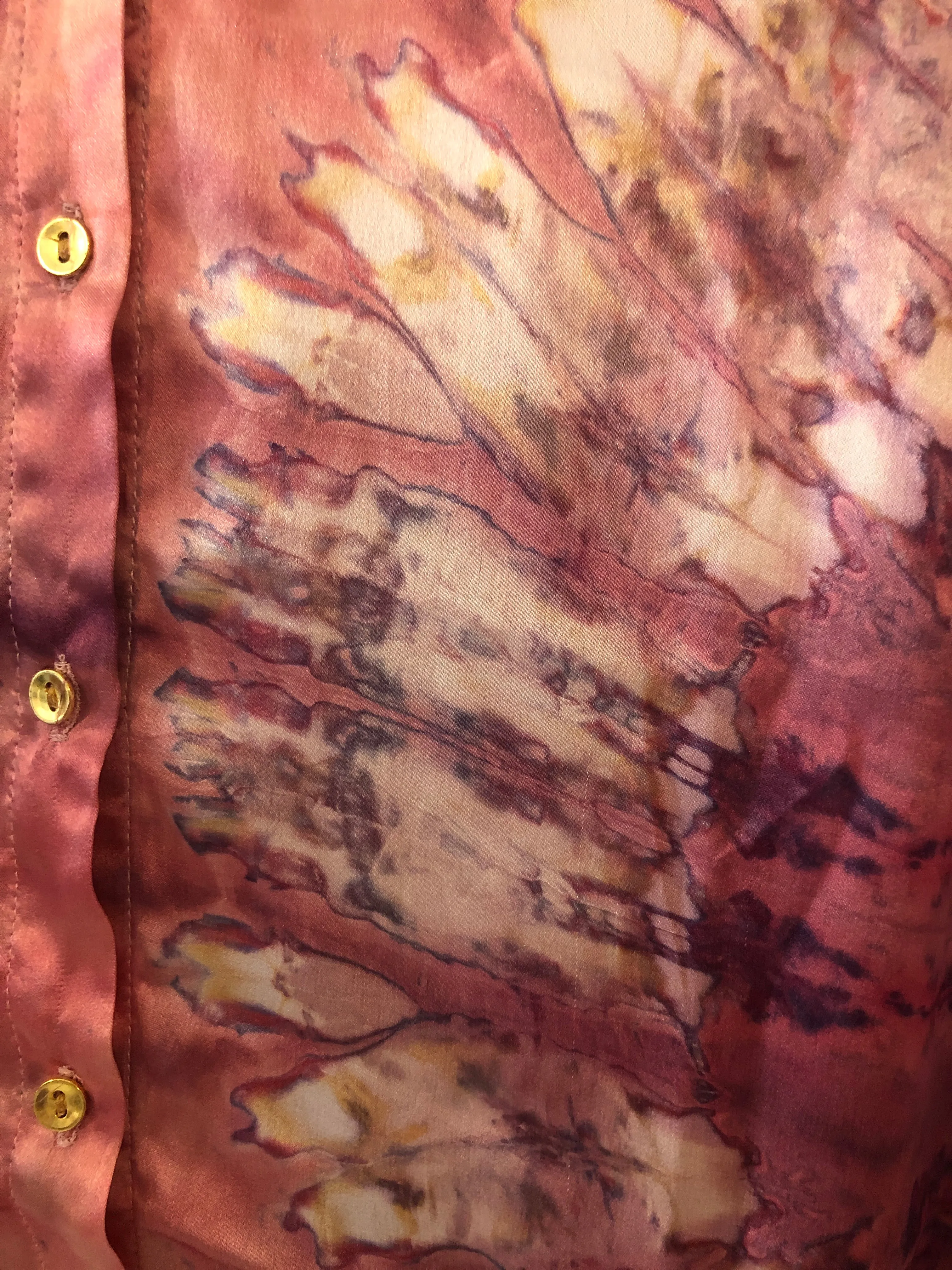 The Havana Silk Blouse in Musk