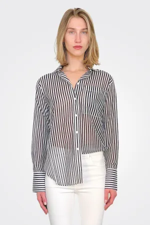 The Oversized Pocket Shirt - Navy Multi