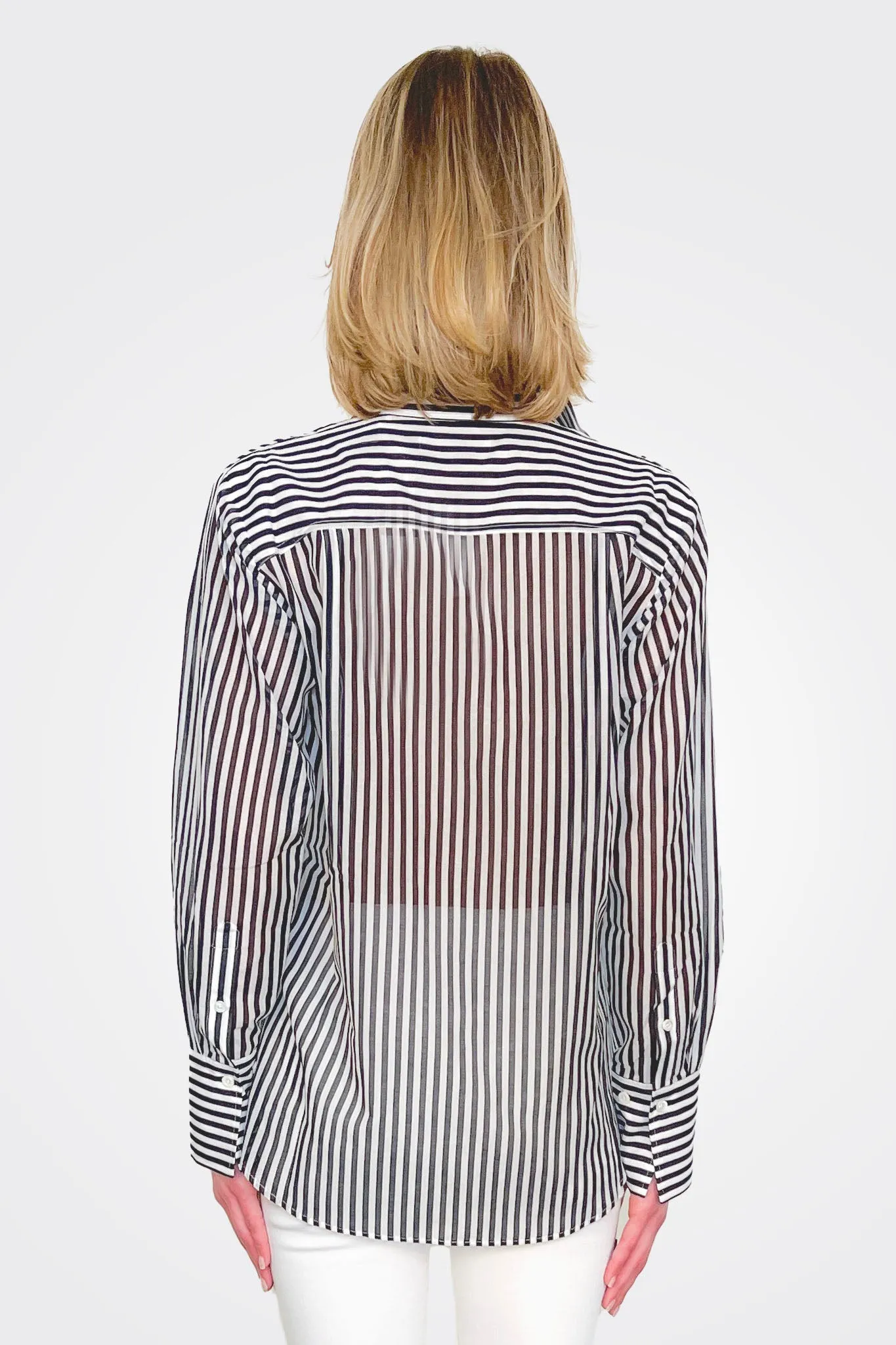 The Oversized Pocket Shirt - Navy Multi