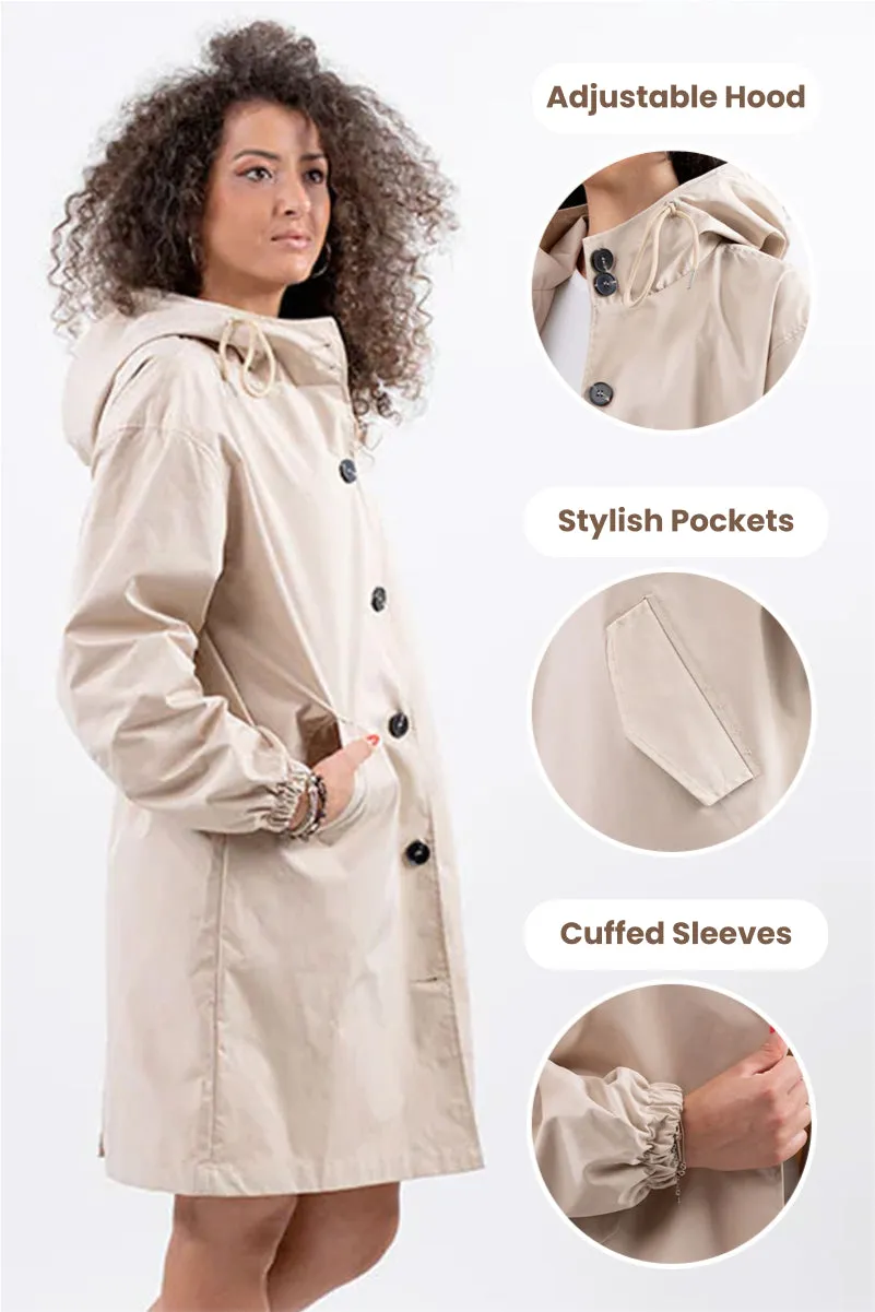 Tiaho | Trendy Oversized and Water-Resistant Windbreaker Jacket