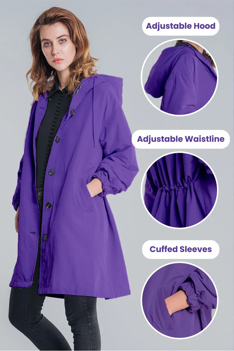 Tiaho | Trendy Oversized and Water-Resistant Windbreaker Jacket