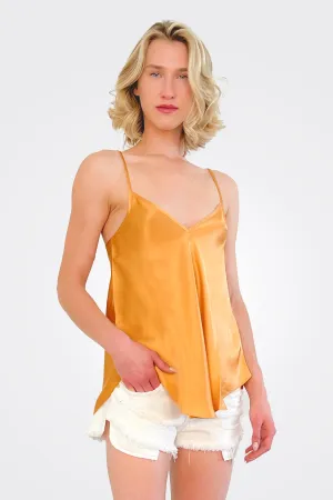 Tilma Silk Camisole - Caramel