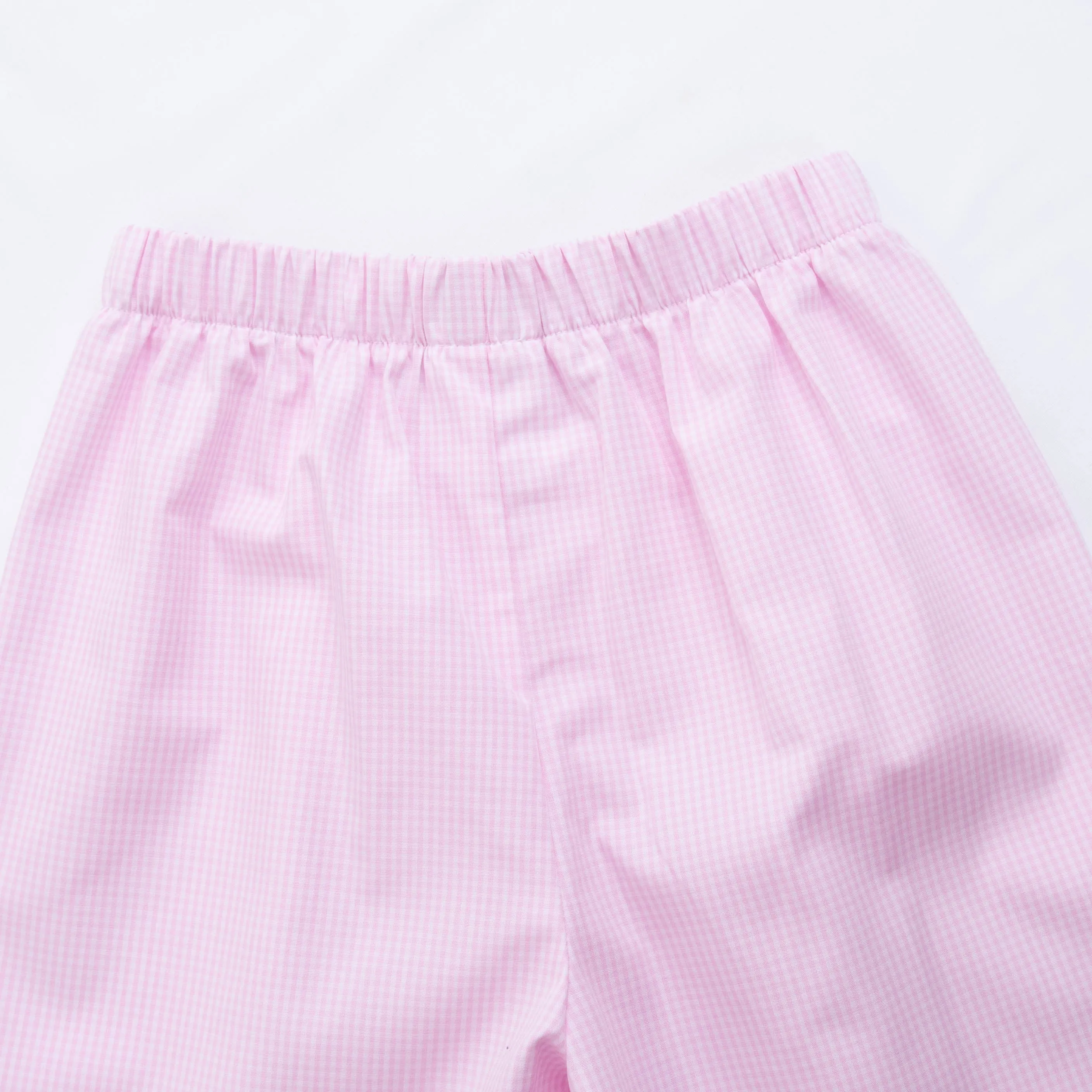 Two Hearts Ruffle Pant Set, Pink