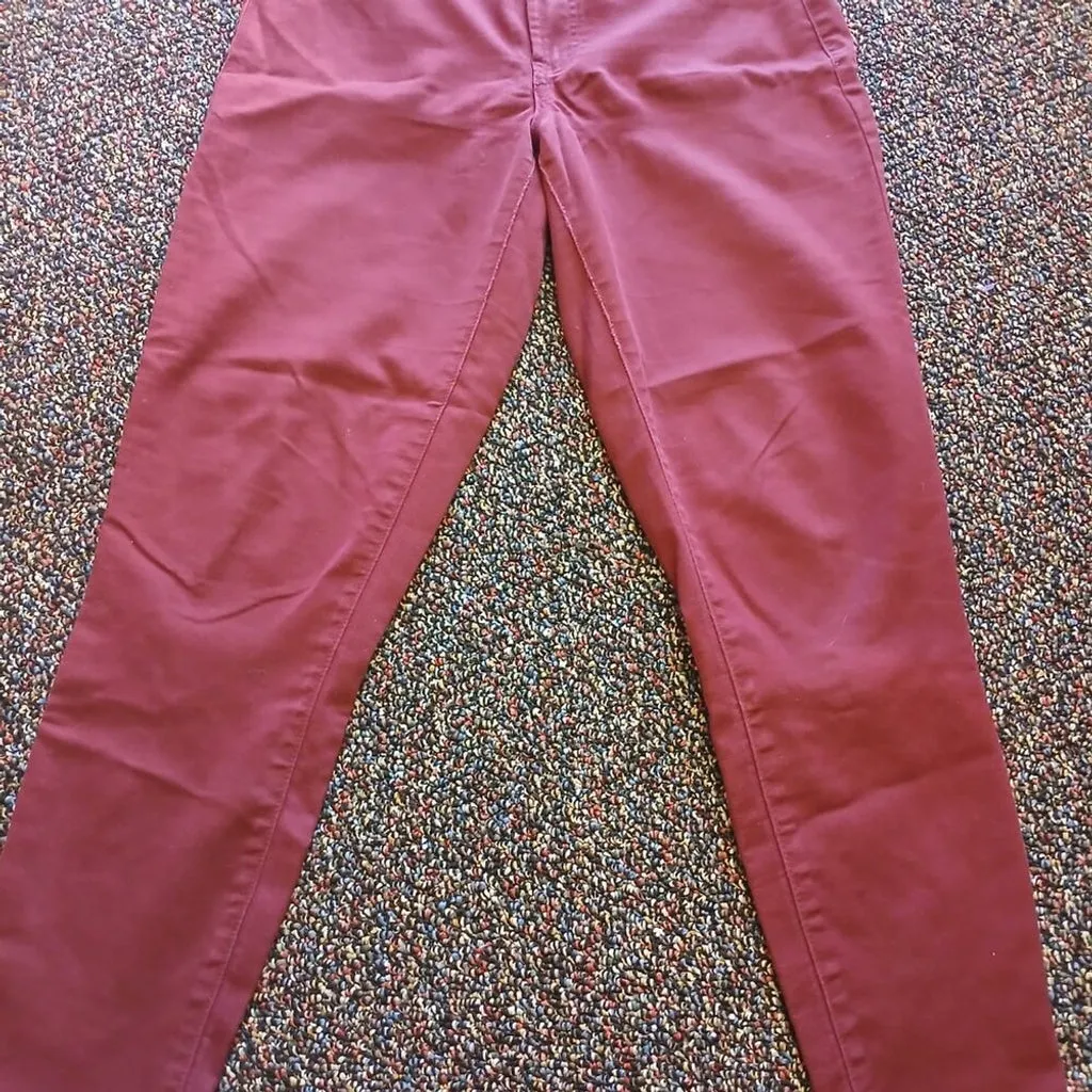 UGC Love Fine Maroon high waisted pants size 7