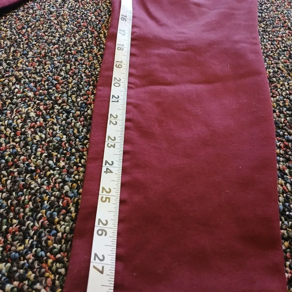 UGC Love Fine Maroon high waisted pants size 7