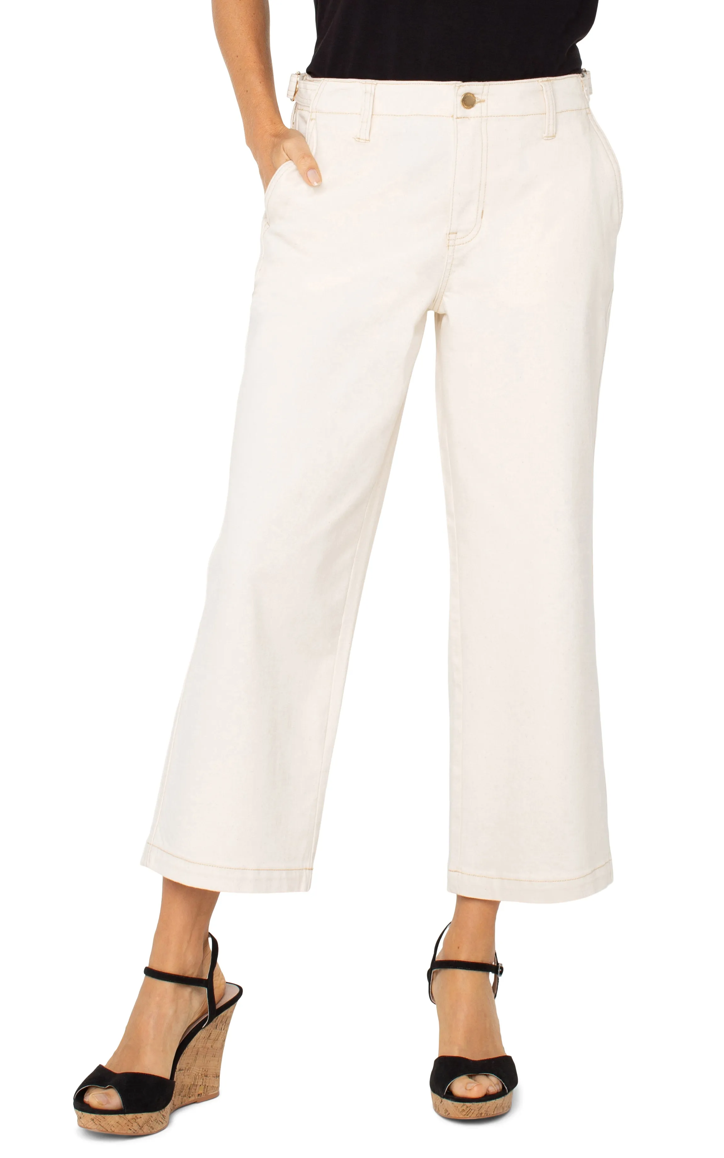 Utility Stride Wide Leg Crop Pants
