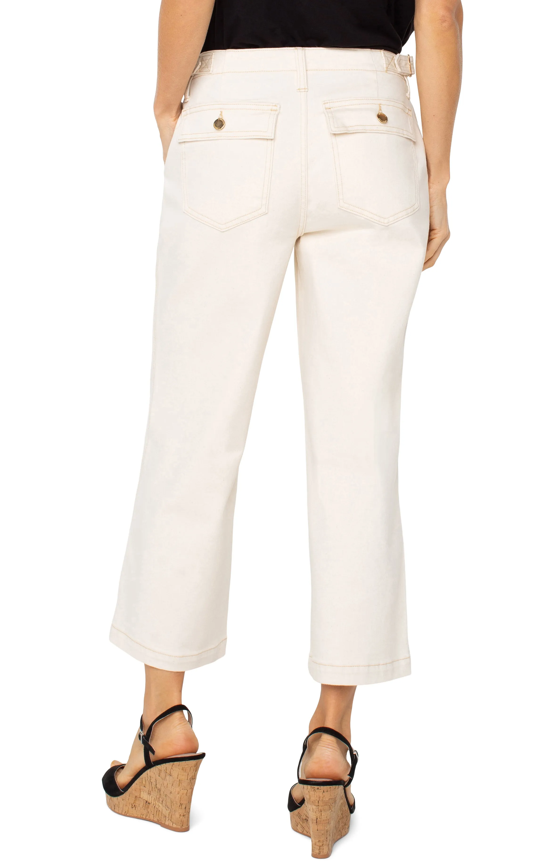 Utility Stride Wide Leg Crop Pants