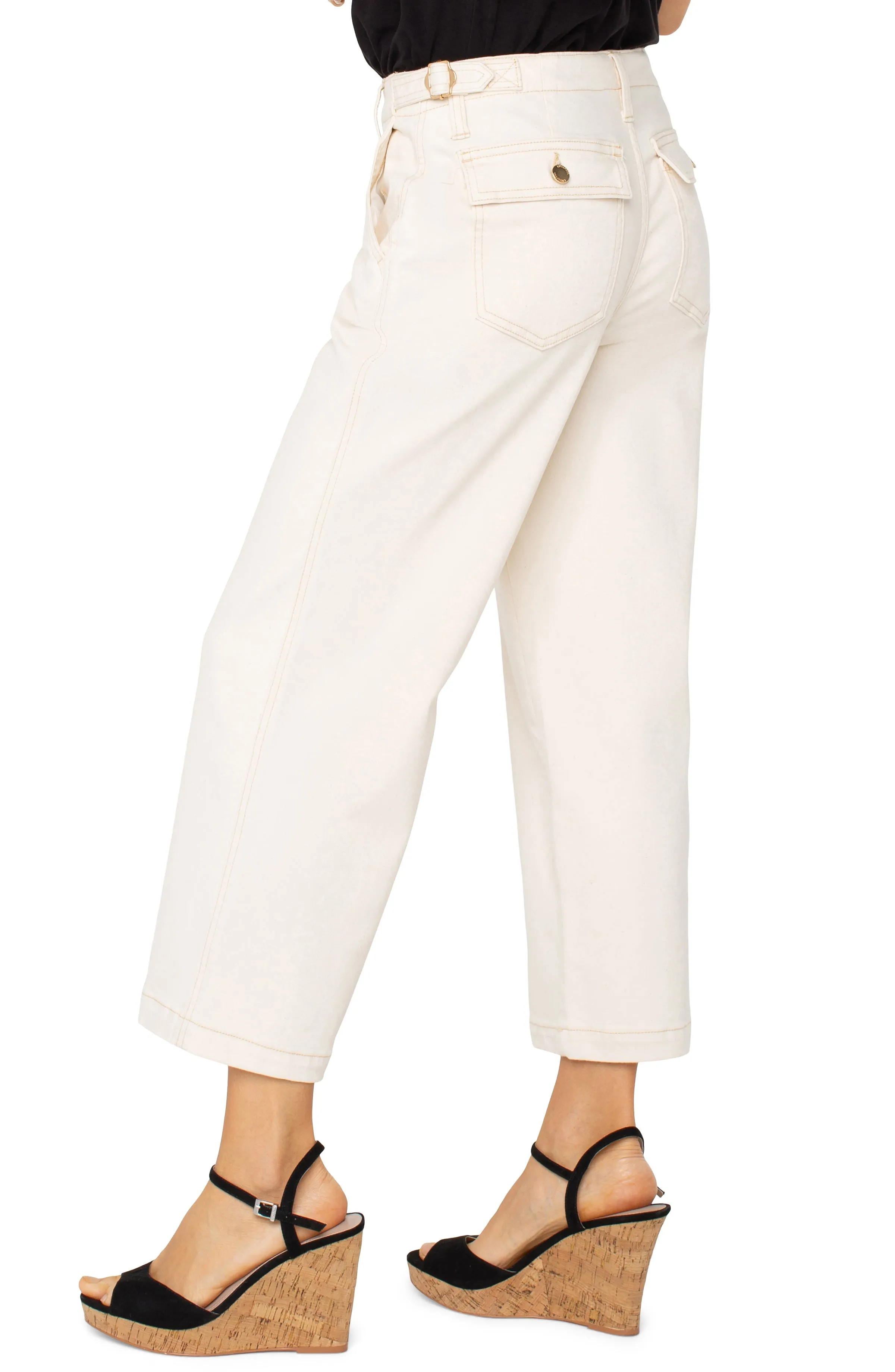 Utility Stride Wide Leg Crop Pants