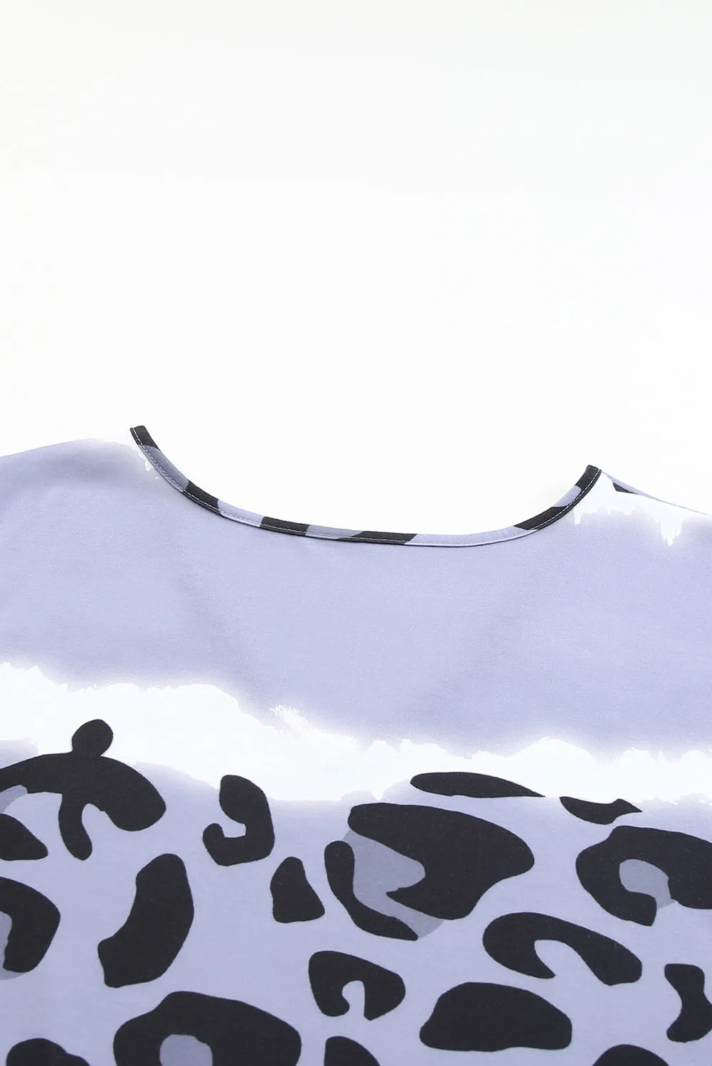 V Neck Plus Size T Shirt Dress