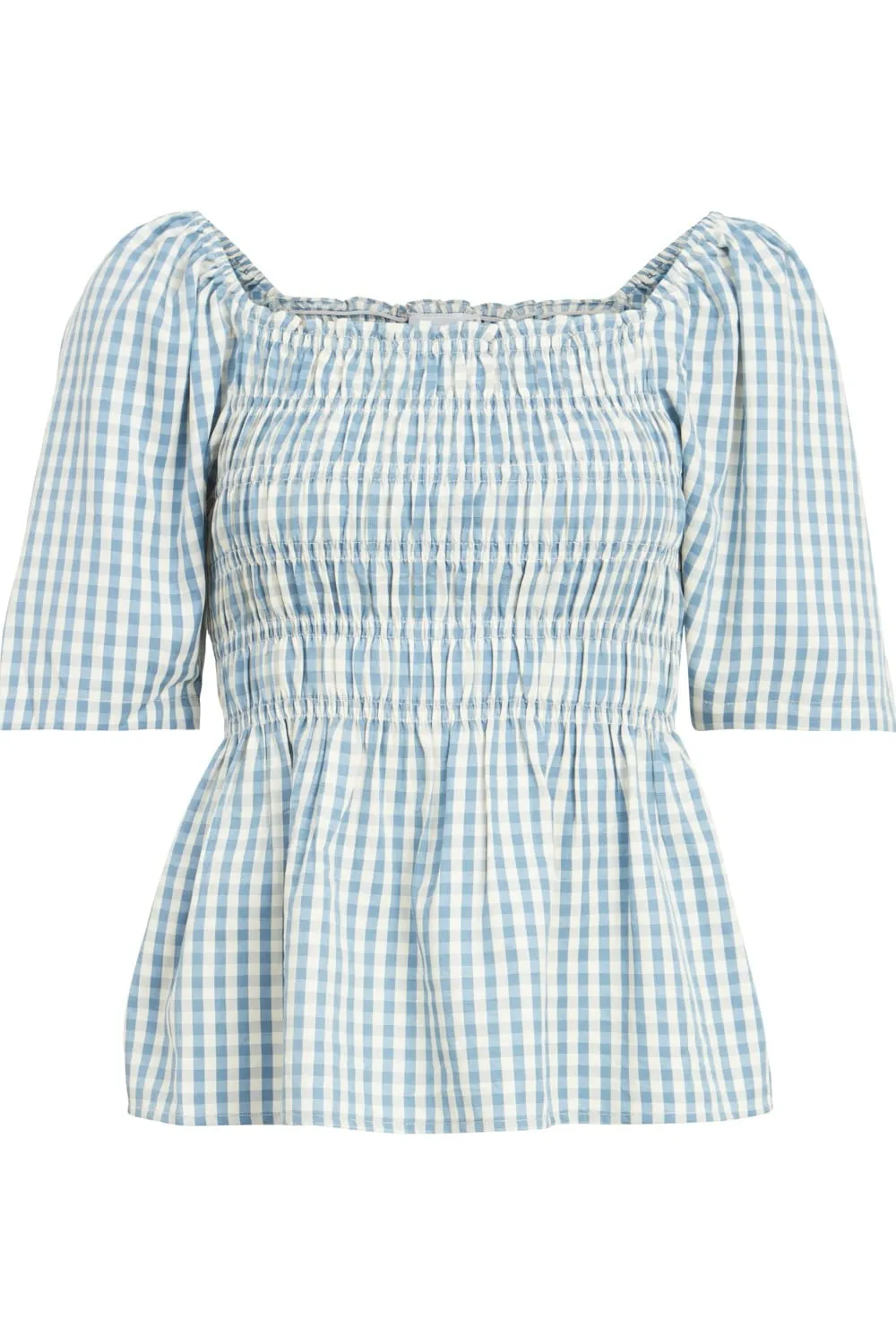 VIBea Smock Top - Blå